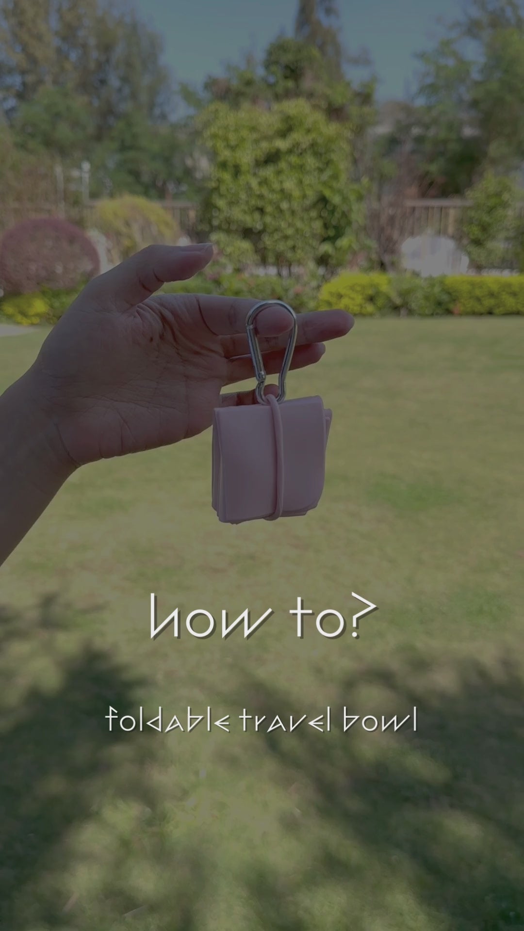 Foldable Travel Bowl