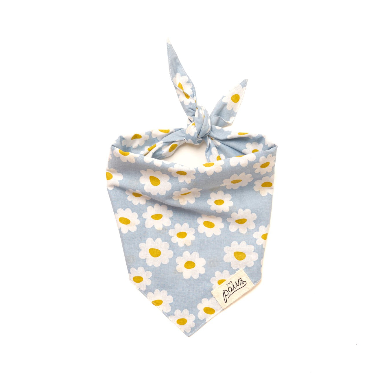 <The Paws Bandana>  Blue Daisy Chains